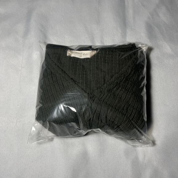 Altard State Top Size S Tiered Ruffles Long Sleeve Smocked Green Vneck Boho Puff - Picture 6 of 6